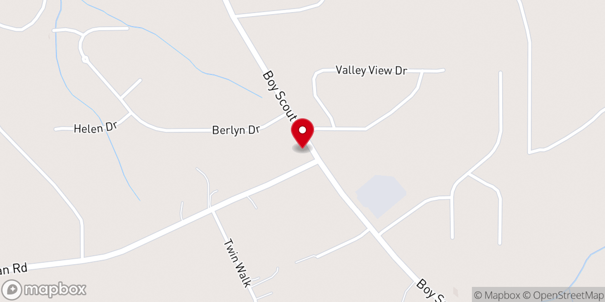Map showing location of Lighthouse Community Church