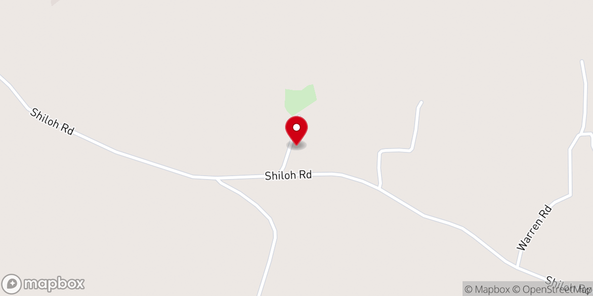Map showing location of Mt Ridge United Methodist Church