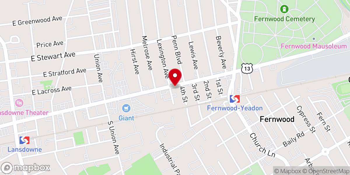 Map showing location of Powerhouse of God Inc