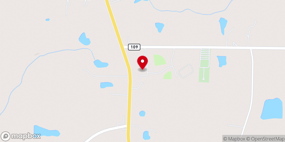 Map showing location of Springs of Joy Community Church