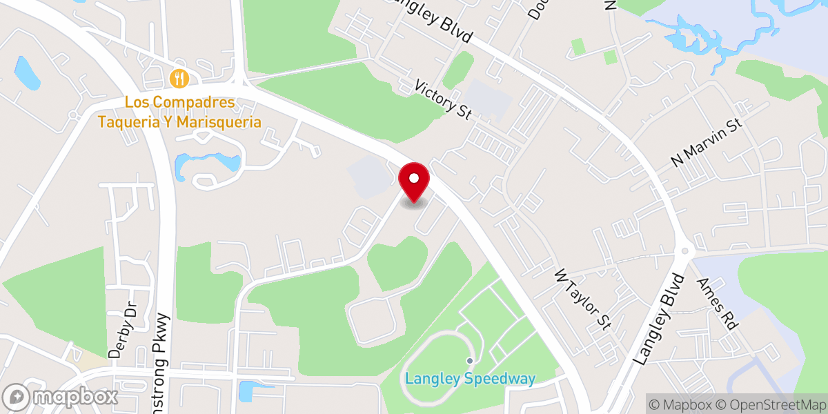 Map showing location of The Potter's House Hampton