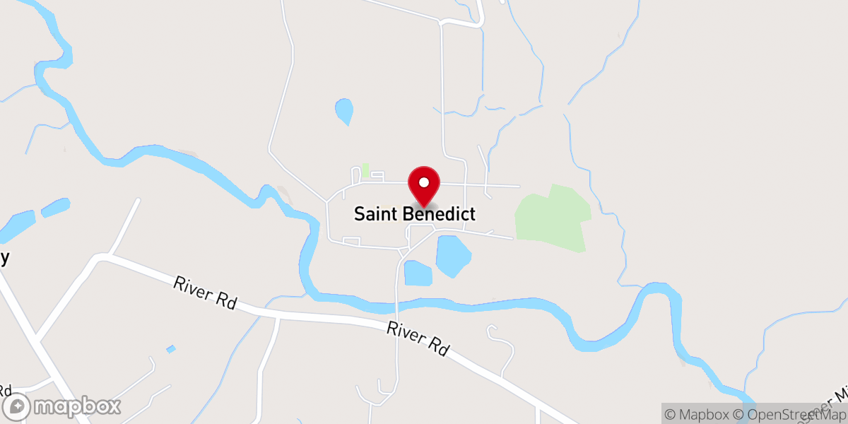 Map showing location of SAINT JOSEPH ABBEY