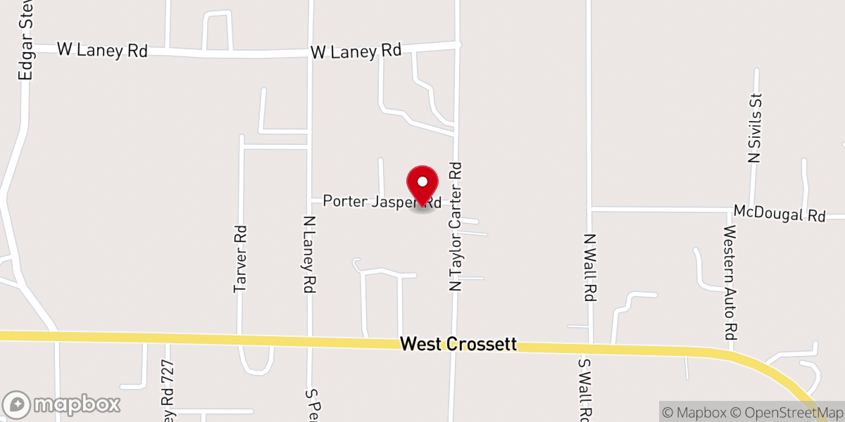 Map showing location of Pleasant Green Missionary Baptist Church