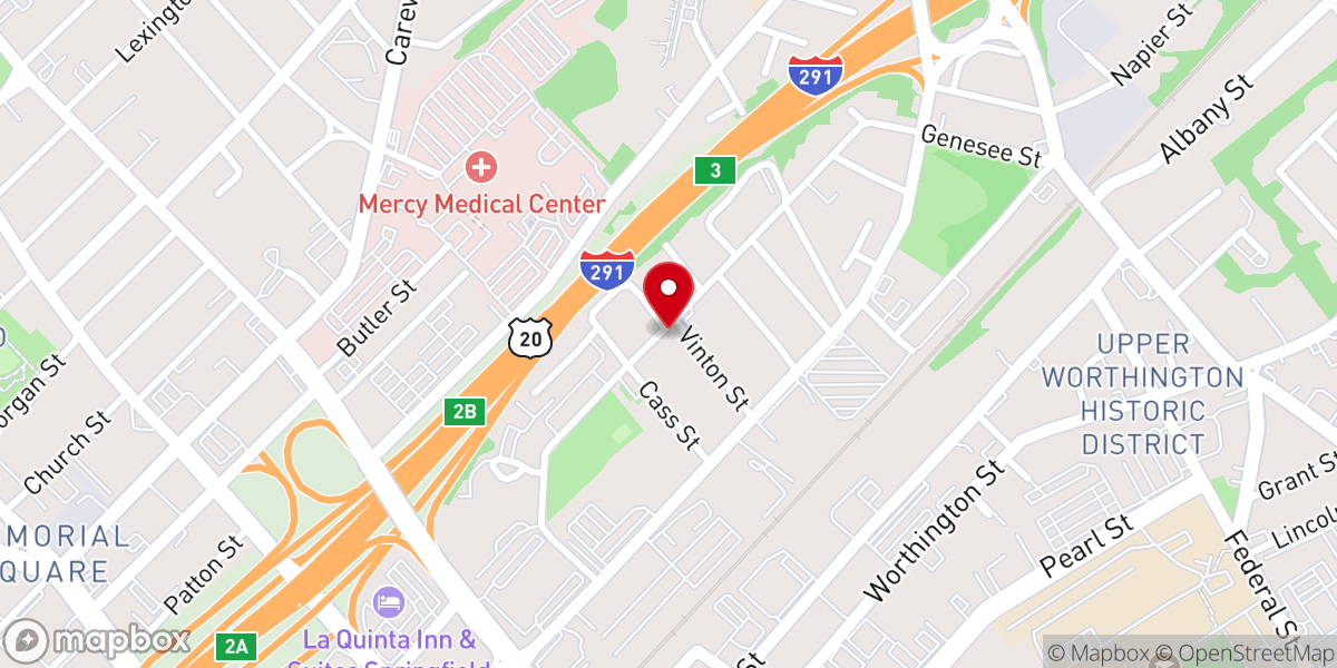 Map showing location of St Francis of Assisi Belchertown, ma