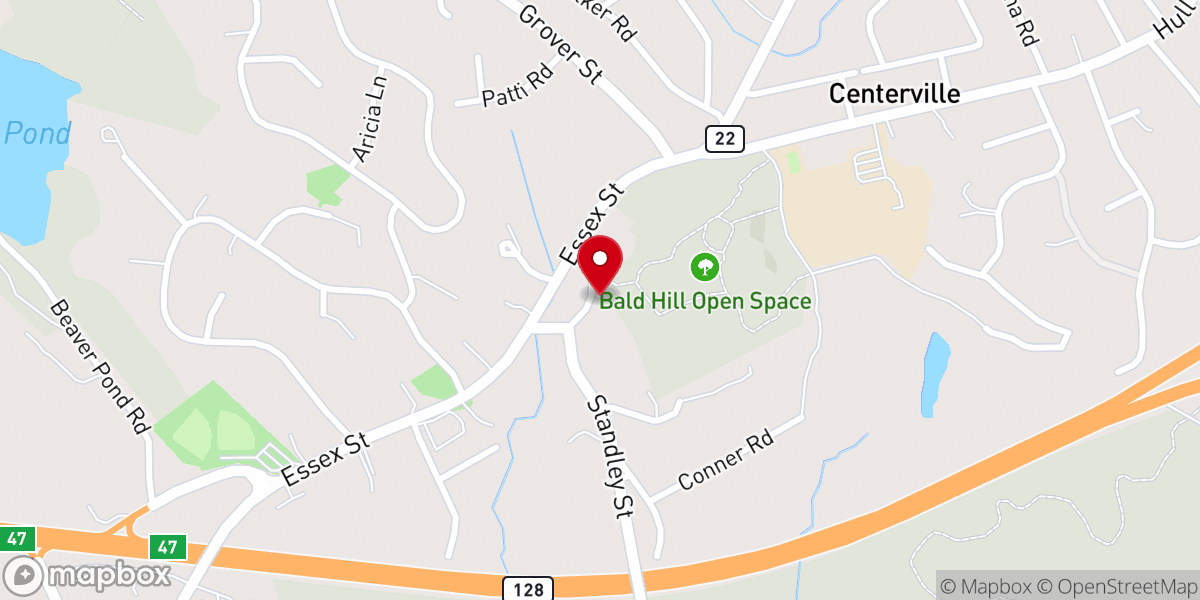 Map showing location of Cornerstone Church