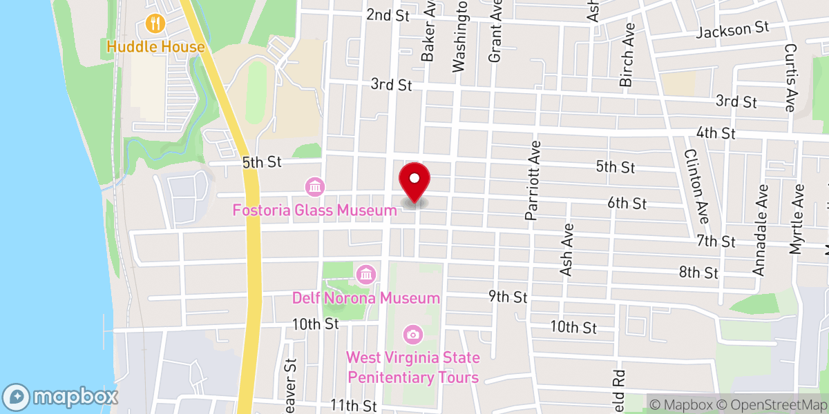 Map showing location of Xavier Hall