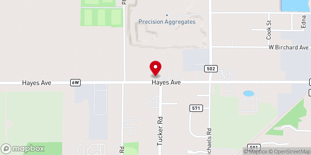 Map showing location of First Brethren Church