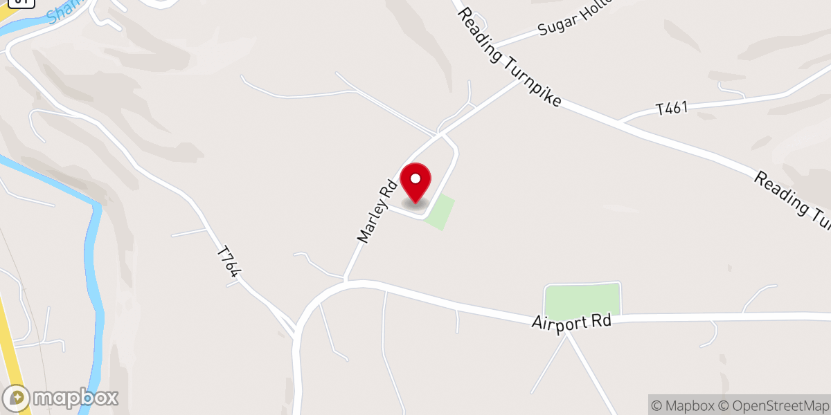 Map showing location of Oak Grove United Methodist Church