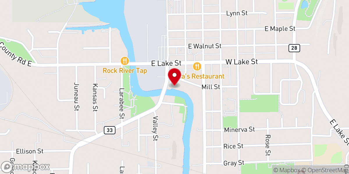 Map showing location of Blue Heron Landing