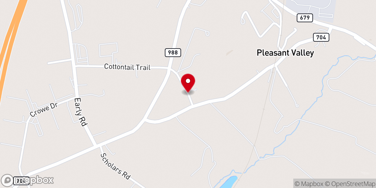 Map showing location of Saint James Church