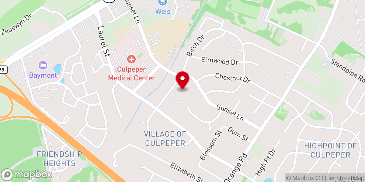 Map showing location of The Church of Jesus Christ of Latter-day Saints