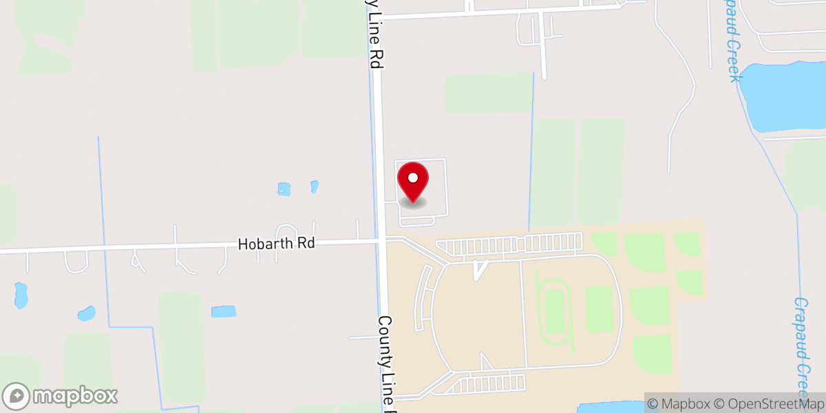 Map showing location of Rock Church