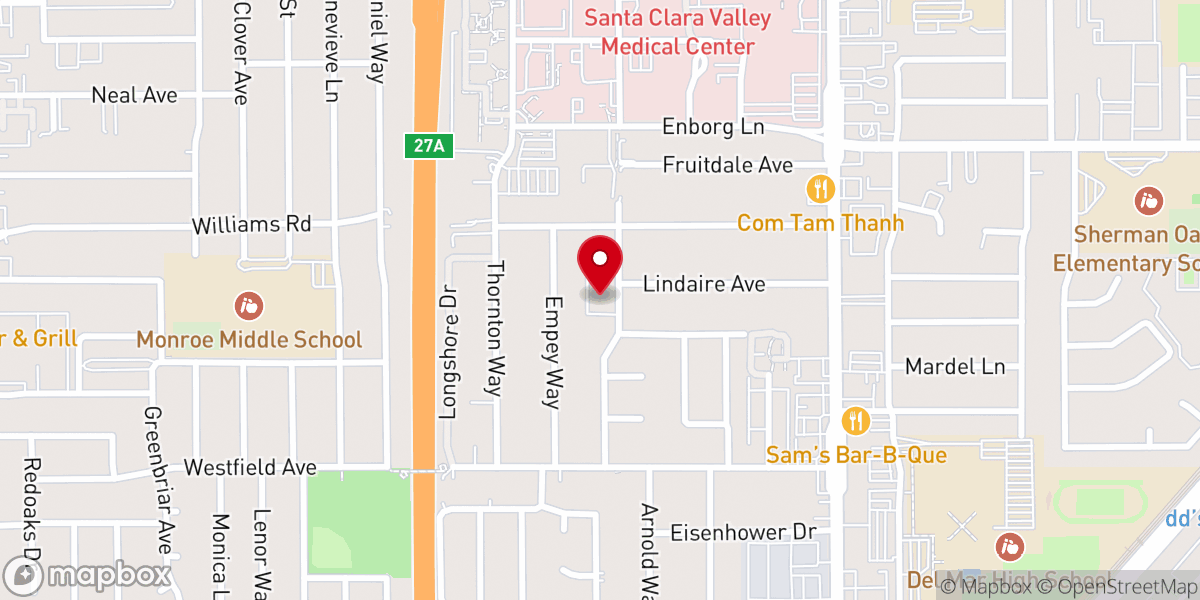 Map showing location of New Creation Ministry