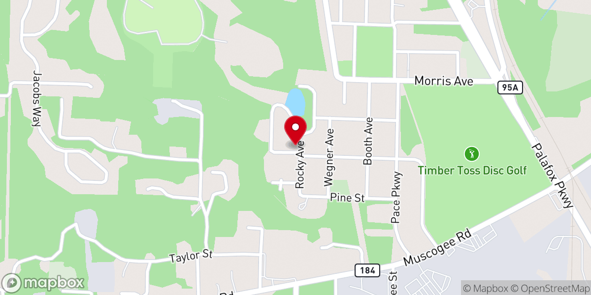 Map showing location of St Jude Thaddeus Church
