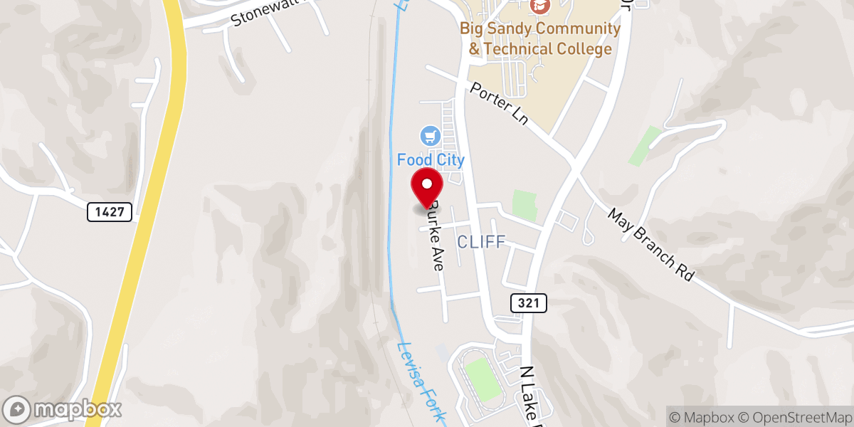 Map showing location of Faith Community Church