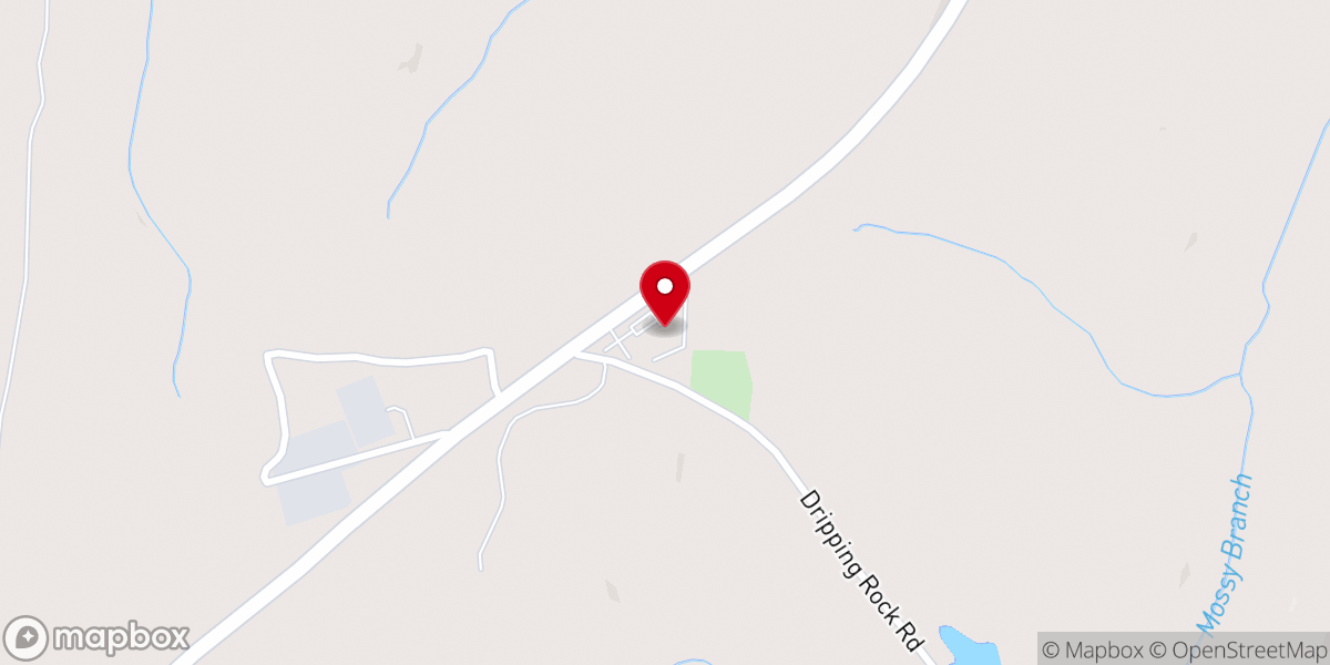 Map showing location of St. Paul CME Church