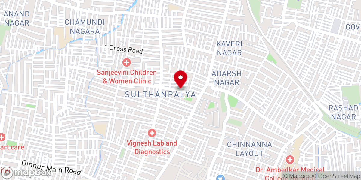 Map showing location of CSI St. James Church
