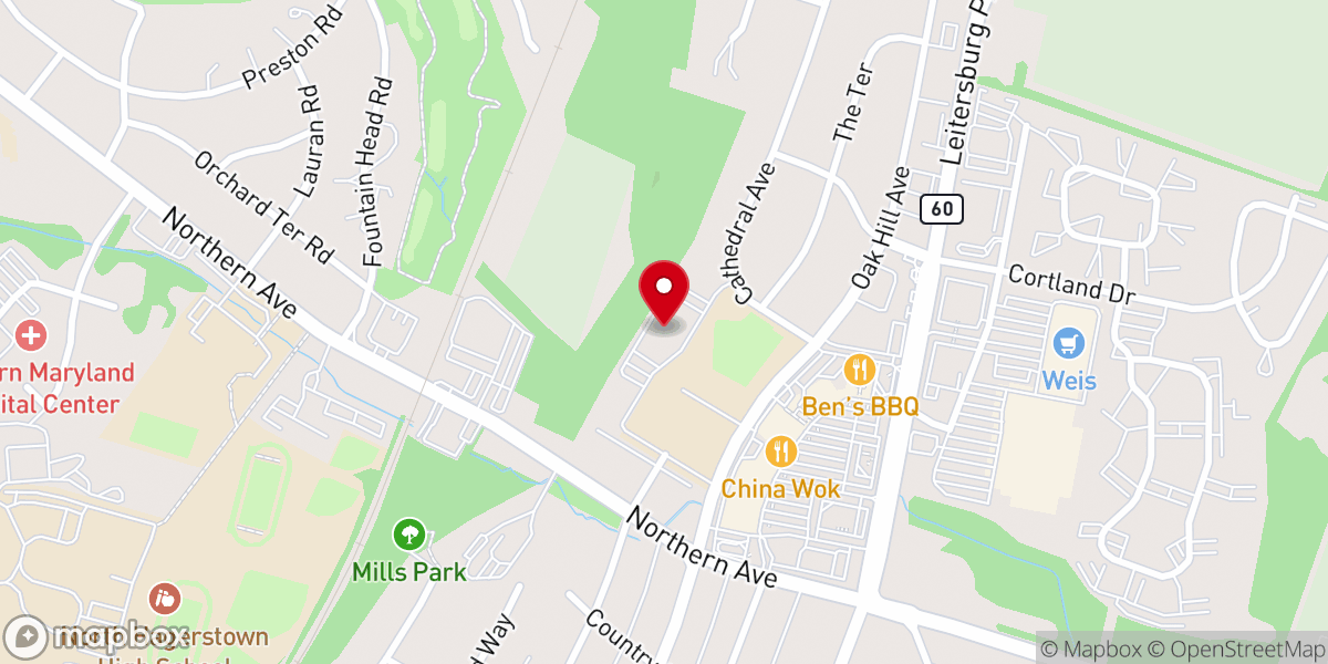 Map showing location of Saint Ann Catholic Church