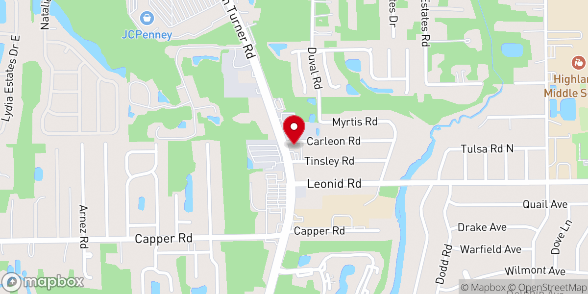 Map showing location of Garden City Church of God