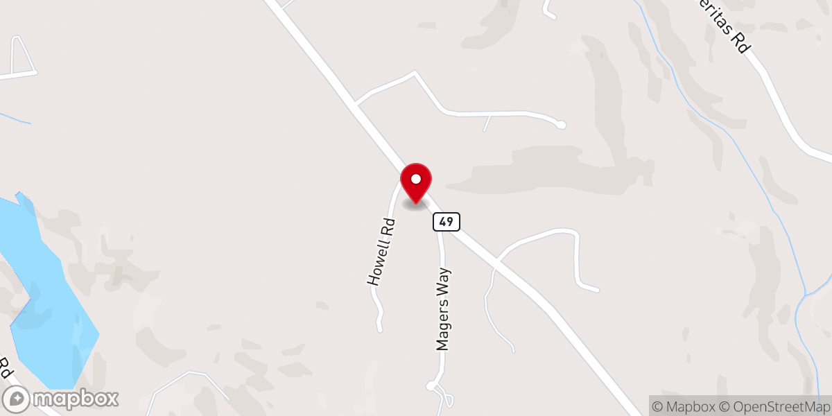 Map showing location of The Bridge Four Square Church