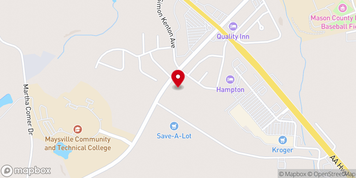 Map showing location of Apostolic Faith Tabernacle