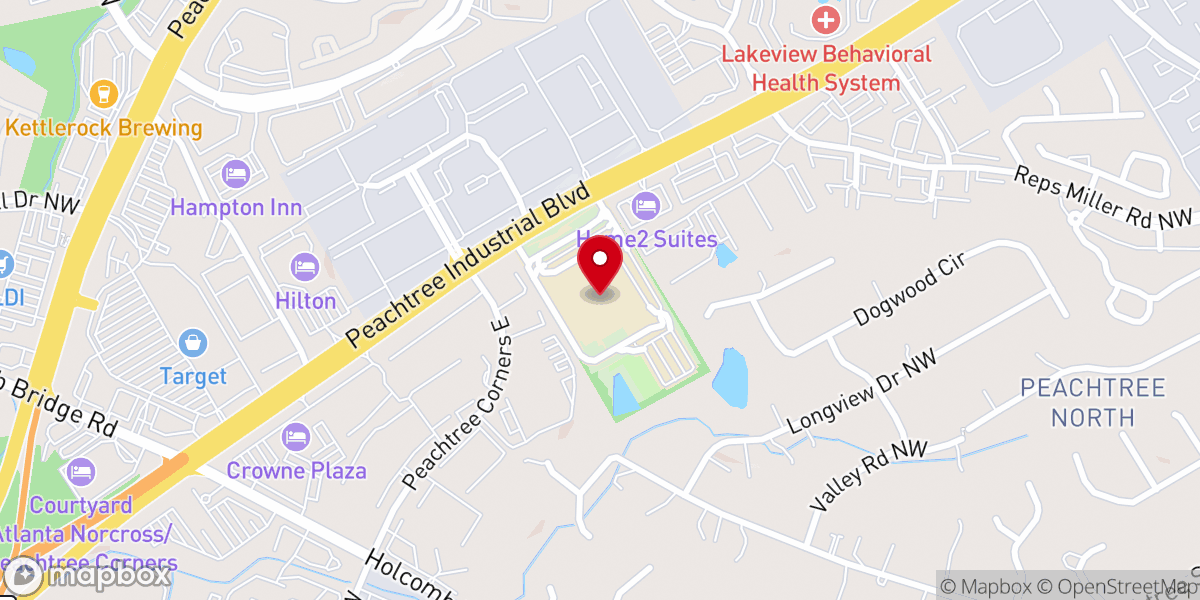 Map showing location of Door Church