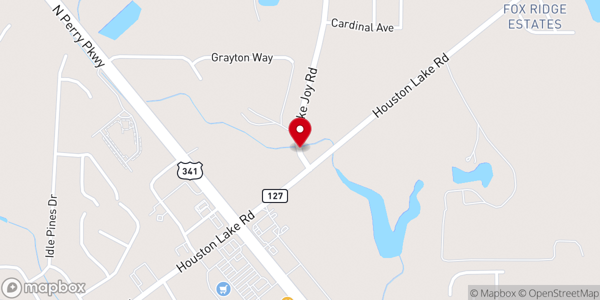 Map showing location of Billy Thomas Ministries Inc