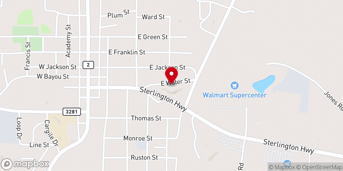 Map showing location of Our Lady of Perpetual Help