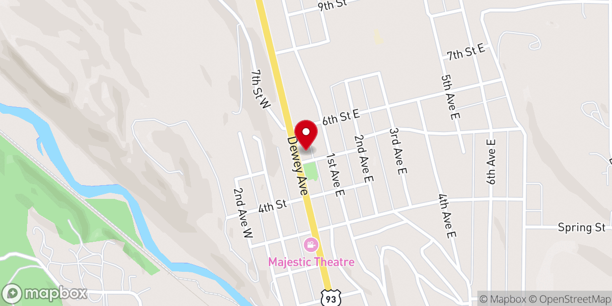 Map showing location of Our Lady of Mercy Church