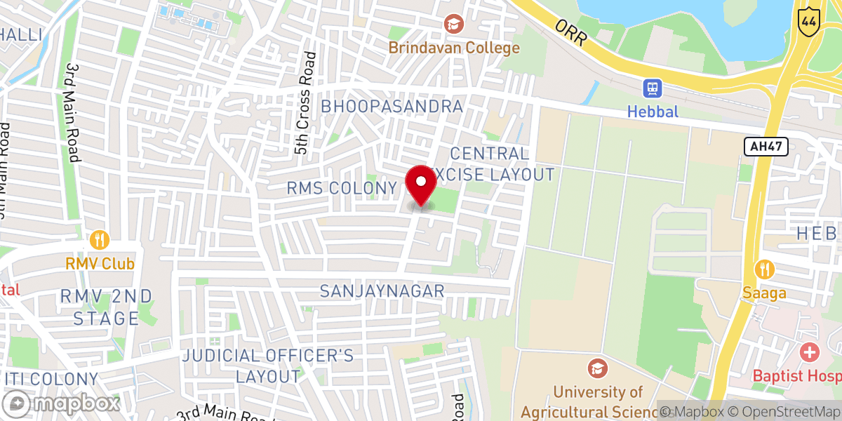 Map showing location of St. Teresa of Kolkata Church