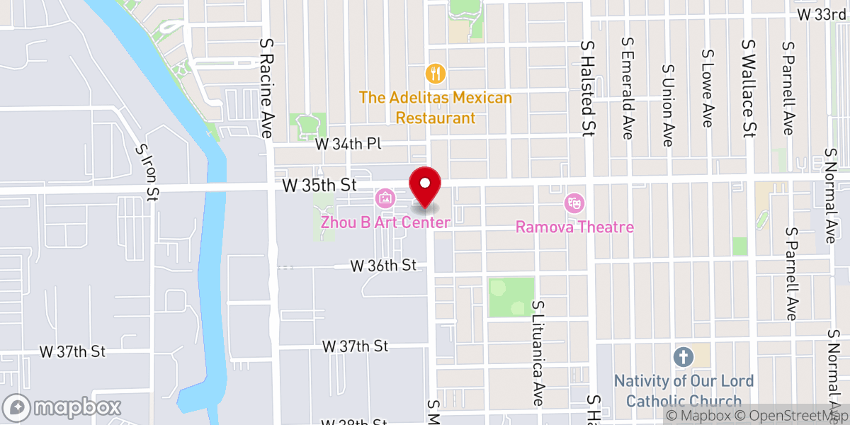 Map showing location of Urban Voice Community Church