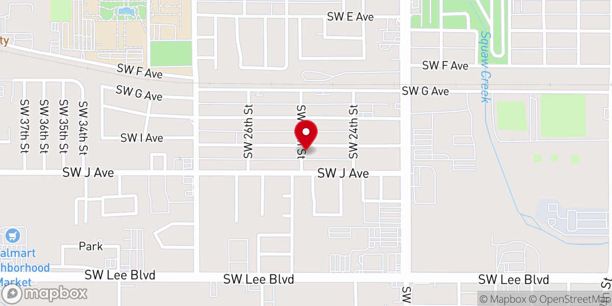 Map showing location of Jefferson Church