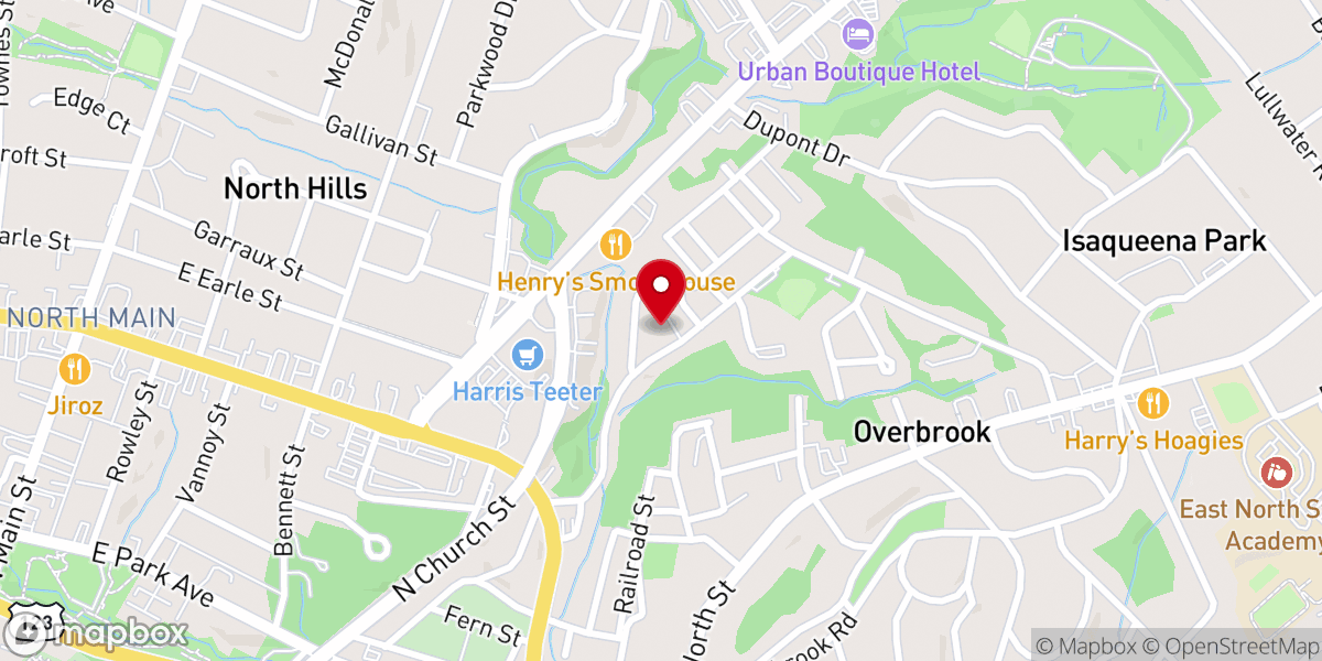 Map showing location of MTT Ministries