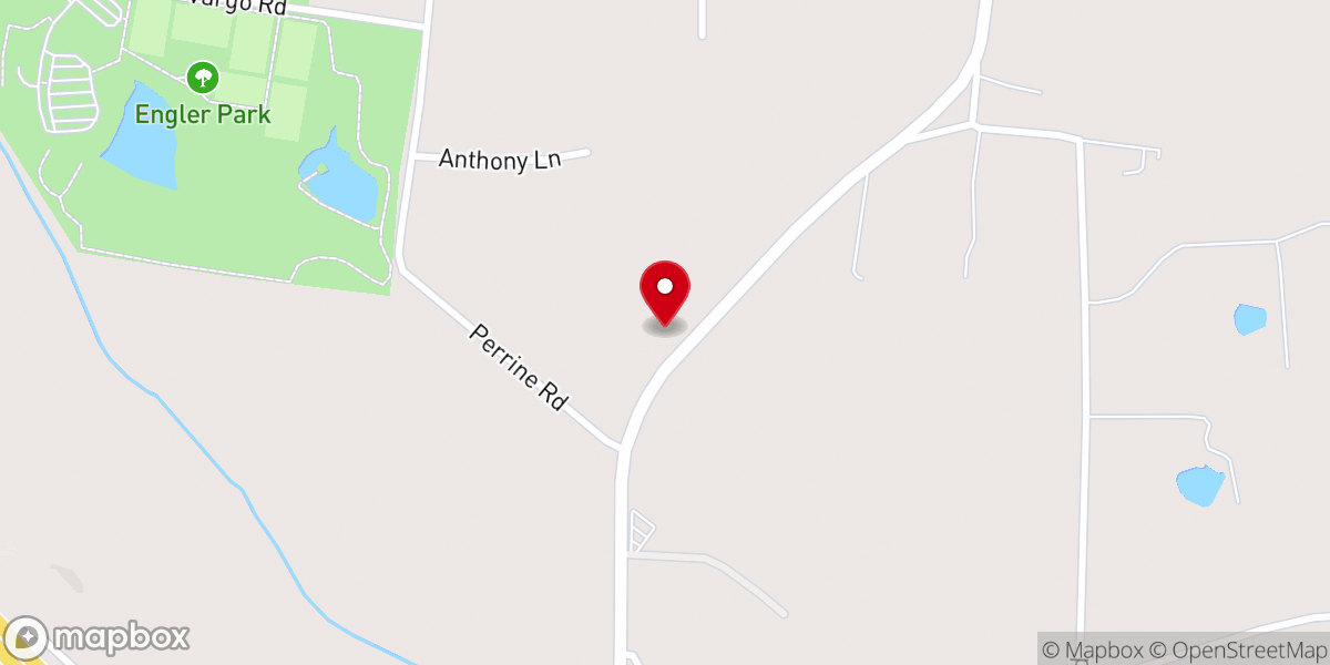 Map showing location of Sunny View Church of Christ