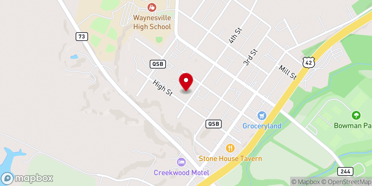 Map showing location of Miami Monthly Meeting-Friends