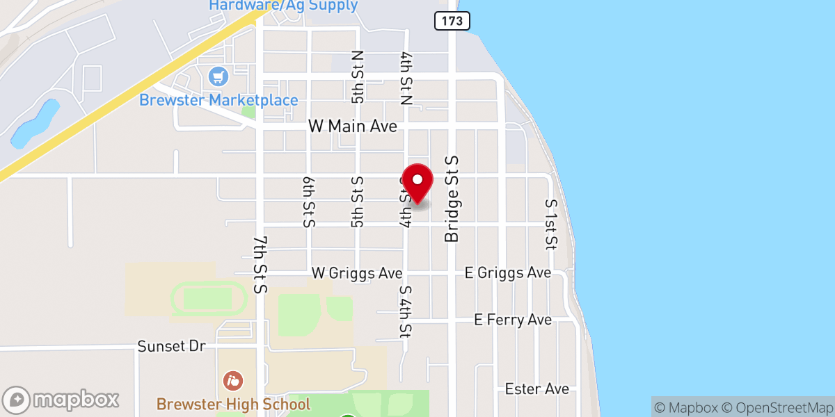 Map showing location of New Testament Baptist Church