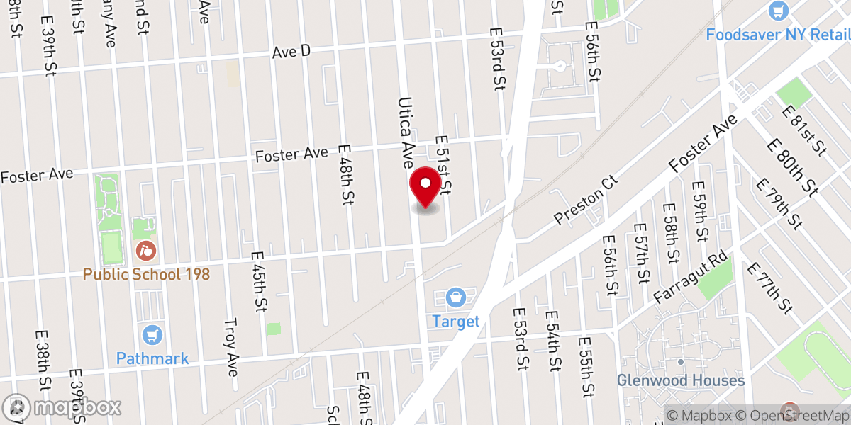 Map showing location of Beulah Church of God Seventh Day