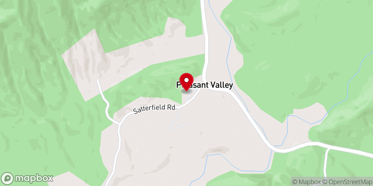 Map showing location of Pleasant Grove United Methodist Church