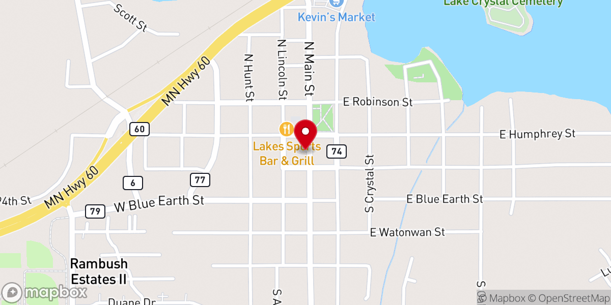 Map showing location of Swedberg Carpentry