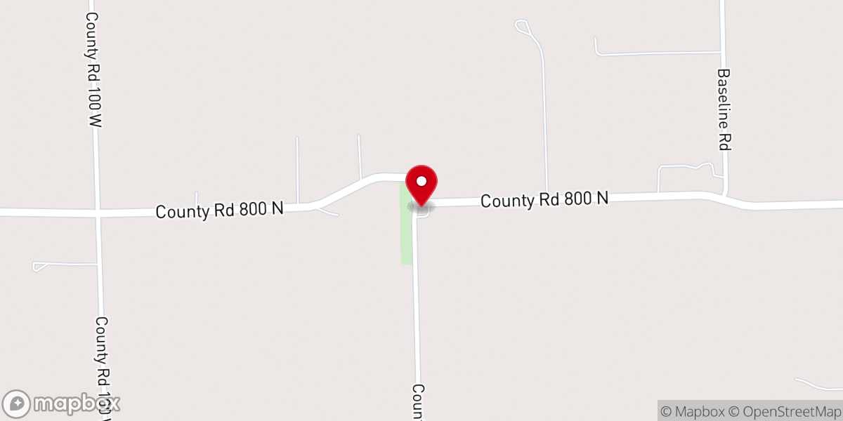 Map showing location of Old Union Church
