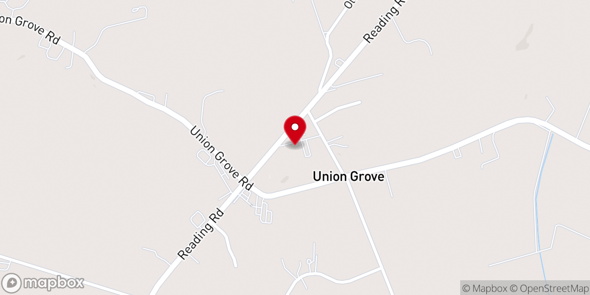 Map showing location of St John's Center United Church