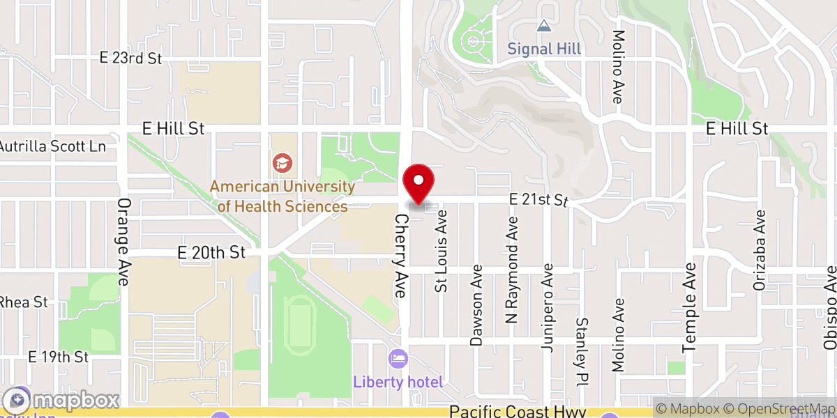 Map showing location of Calvary Light Assembly of God Church