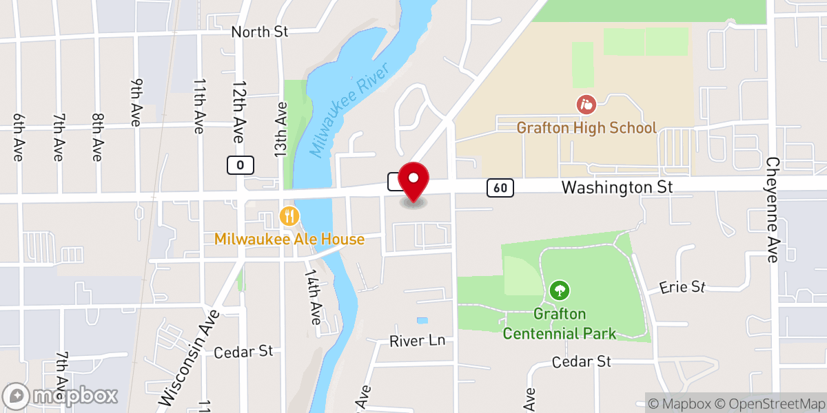 Map showing location of St. Joseph Parish Catholic Church
