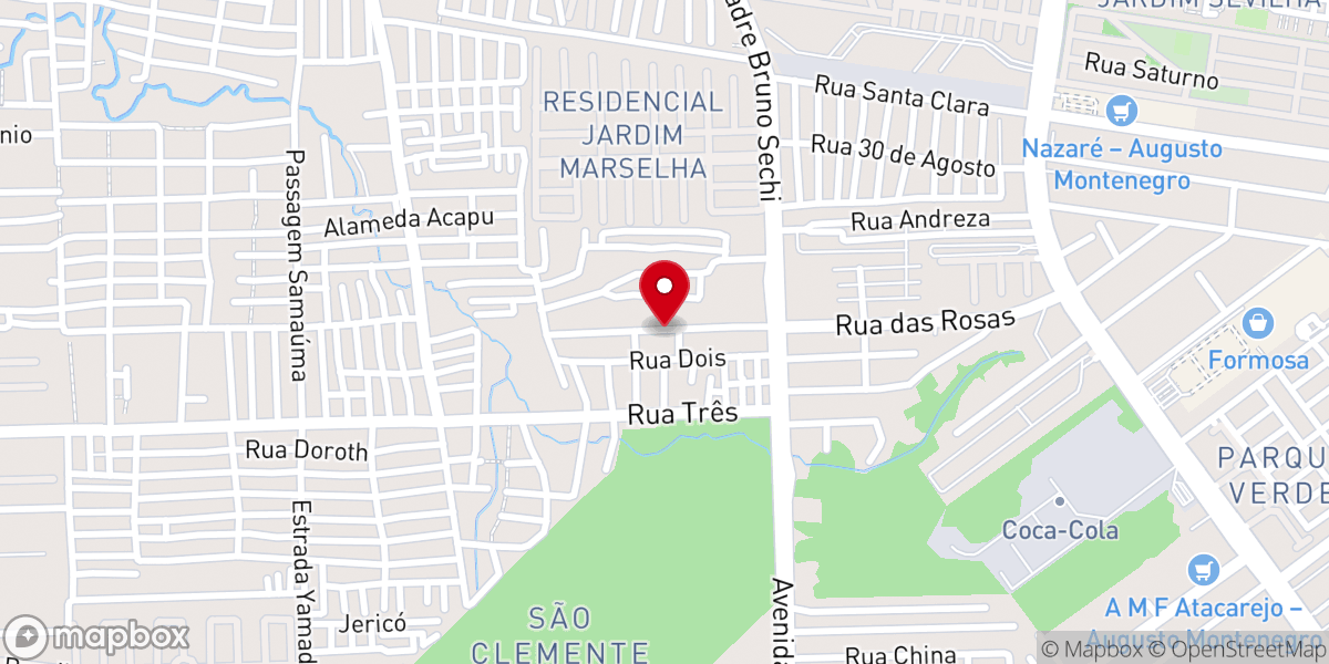 Map showing location of Igreja Pentecostal Assembleia de Deus - IPAD BELÉM
