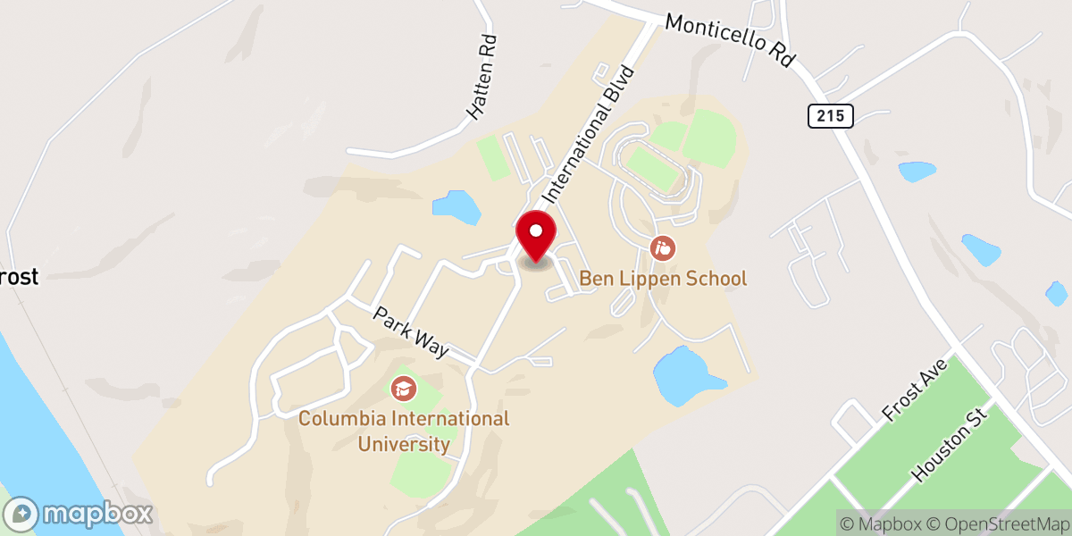 Map showing location of Institute for Practical Theology