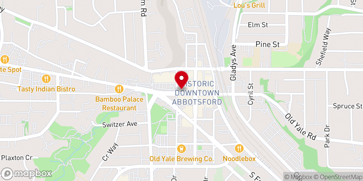 Map showing location of Refinery House