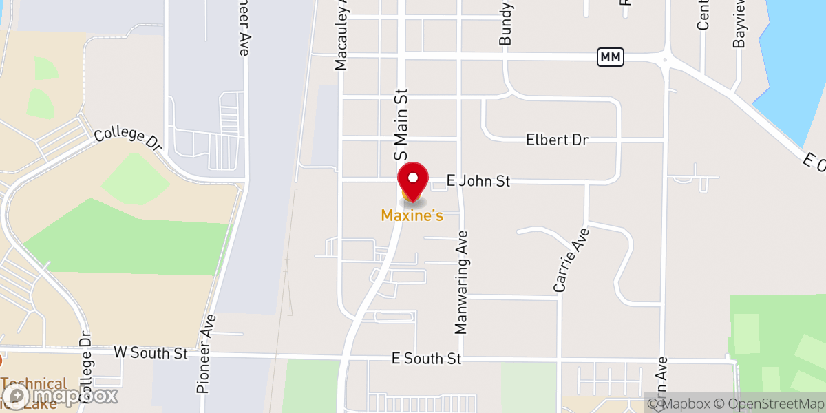 Map showing location of Living Faith Church Rice Lake Campus