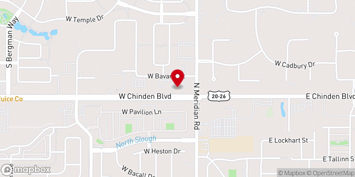 Map showing location of Watchtower Bible Church
