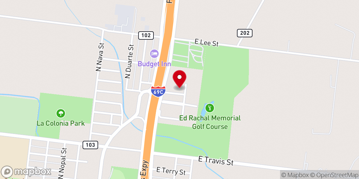 Map showing location of New Covenant Church