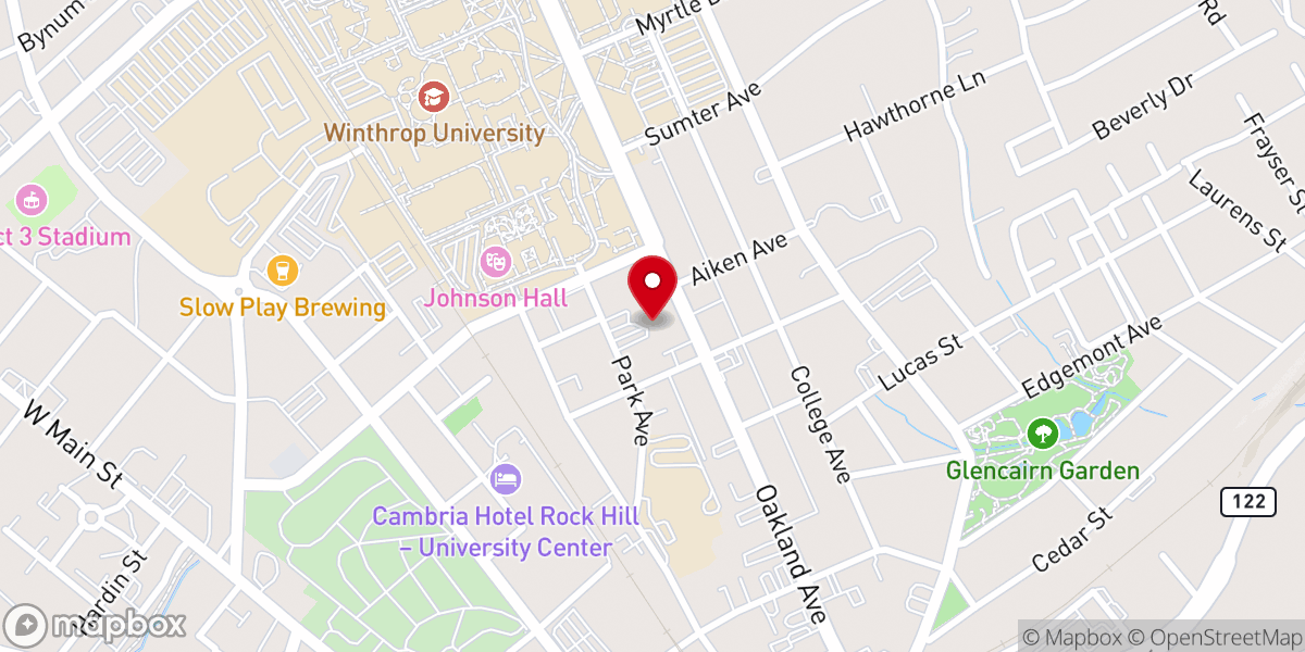 Map showing location of Oakland Avenue Presbyterian Church